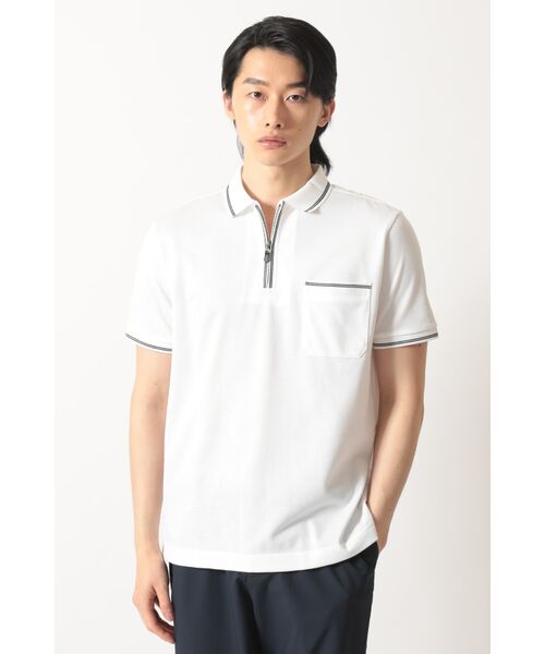 DAKS / ダックス その他トップス | スーピマカノコ ラインジップアップポロ | 詳細10