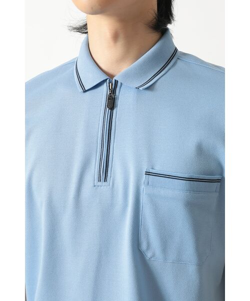 DAKS / ダックス その他トップス | スーピマカノコ ラインジップアップポロ | 詳細8