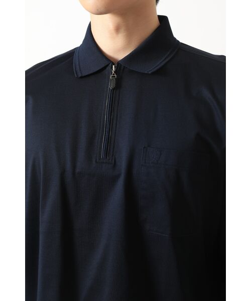 DAKS / ダックス その他トップス | チェックプラケット ジップアップポロ | 詳細4