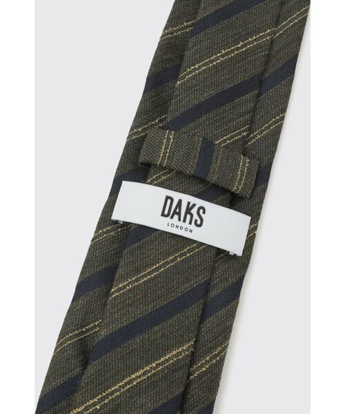 DAKS / ダックス その他 | シルクウールブレンド ラフストライプタイ | 詳細2