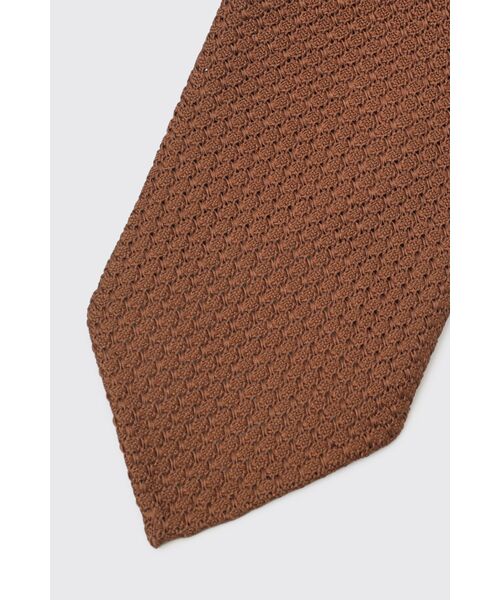 DAKS / ダックス その他 | シルク ソリッド ニットタイ（ブラウン） | 詳細1
