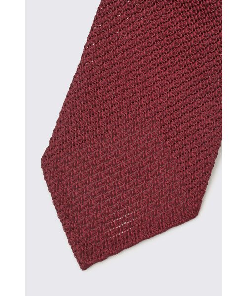 DAKS / ダックス その他 | シルク ソリッド ニットタイ（レッド） | 詳細1