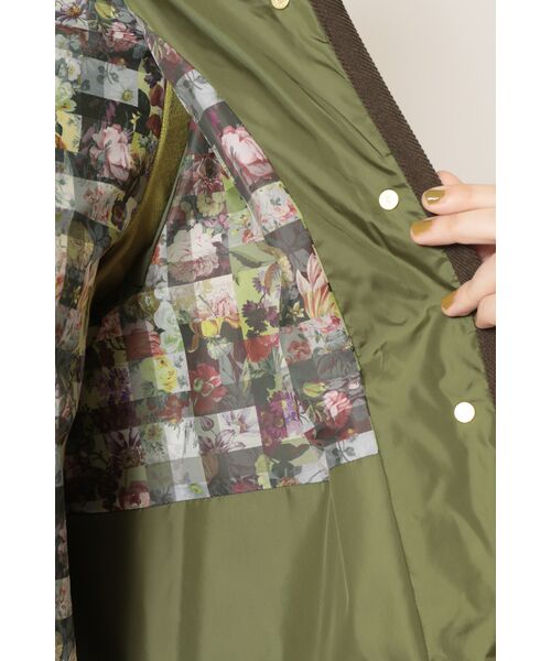 DAKS / ダックス その他アウター | リバティプリントキルティングコートブルゾン | 詳細6