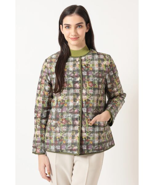 DAKS / ダックス その他アウター | リバティプリントリバーシブルキルティングブルゾン | 詳細5