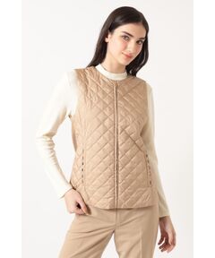 DAKS / ダックス その他アウター | キルティングコンビ ニットベスト