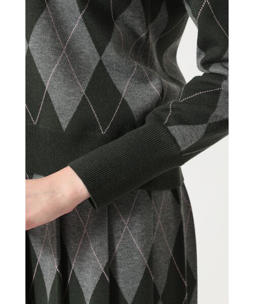DAKS / ダックス その他トップス | ジャカードアーガイルニット | 詳細6