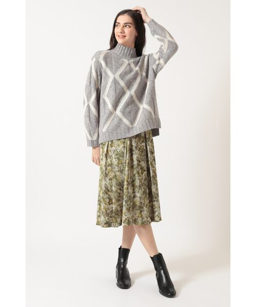 DAKS / ダックス その他トップス | イタリア糸 ダイヤ柄ニットプルオーバー | 詳細2