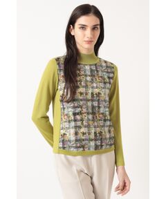 DAKS / ダックス その他トップス | リバティプリント コンビハイネックプルオーバー