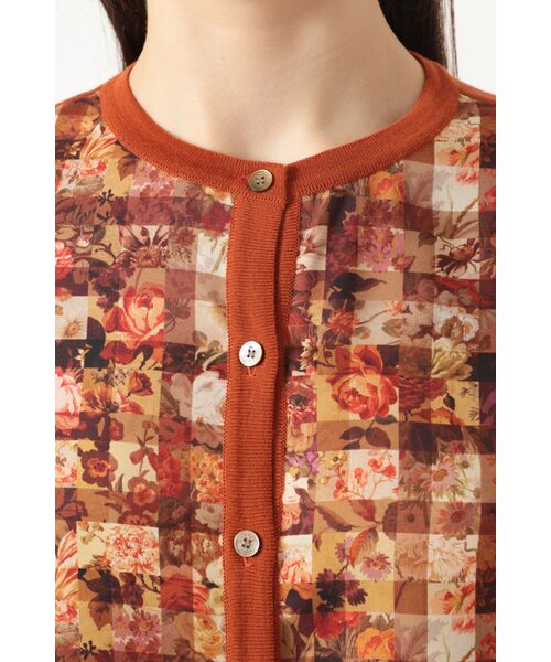 DAKS / ダックス その他トップス | リバティプリント コンビカーディガン | 詳細3