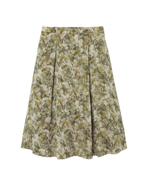 DAKS / ダックス ロング・マキシ丈スカート | ドレープサテン ボックスタックスカート | 詳細4