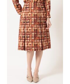 DAKS / ダックス ロング・マキシ丈スカート | リバティプリント ボックスタックスカート