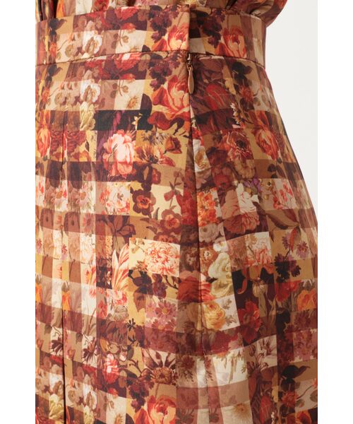 DAKS / ダックス ロング・マキシ丈スカート | リバティプリント ボックスタックスカート | 詳細3