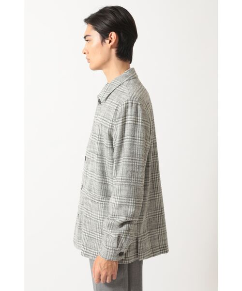 DAKS / ダックス その他アウター | グレーチェック テーラード オーバーシャツ | 詳細1