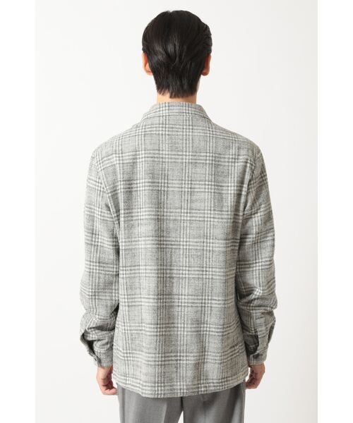 DAKS / ダックス その他アウター | グレーチェック テーラード オーバーシャツ | 詳細2