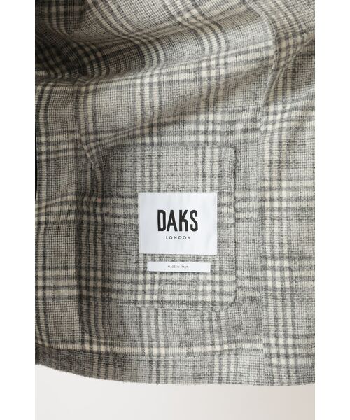 DAKS / ダックス その他アウター | グレーチェック テーラード オーバーシャツ | 詳細7