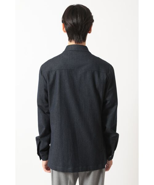 DAKS / ダックス その他アウター | ウールデニム ユーティリティ オーバーシャツ | 詳細2