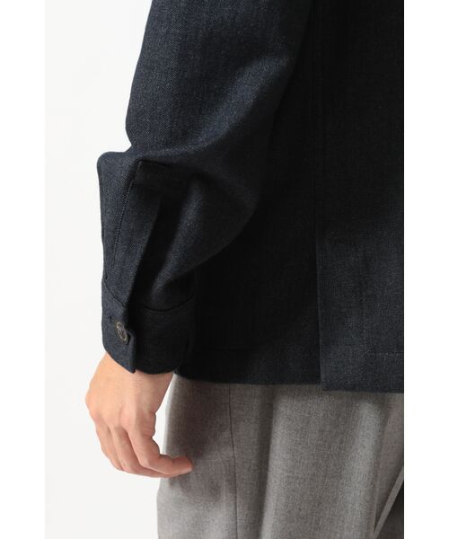 DAKS / ダックス その他アウター | ウールデニム ユーティリティ オーバーシャツ | 詳細6