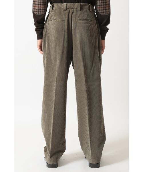 DAKS / ダックス その他パンツ | ソフトコーデュロイ ワイドレッグ ディーププリーツパンツ | 詳細2