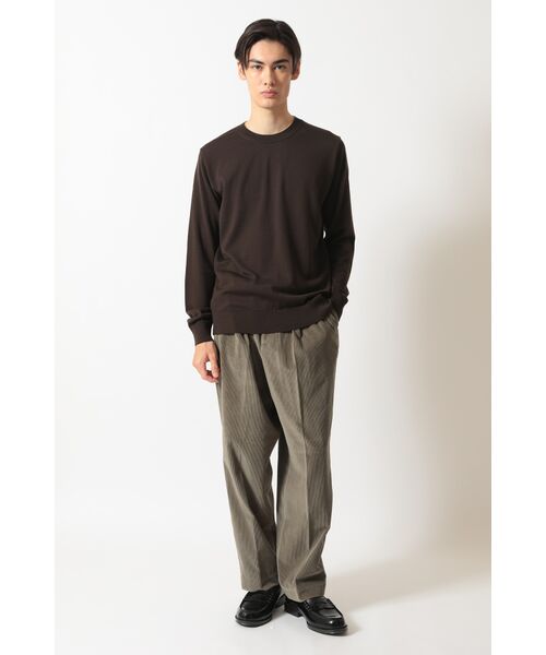 DAKS / ダックス その他パンツ | ソフトコーデュロイ ワイドレッグ ディーププリーツパンツ | 詳細3