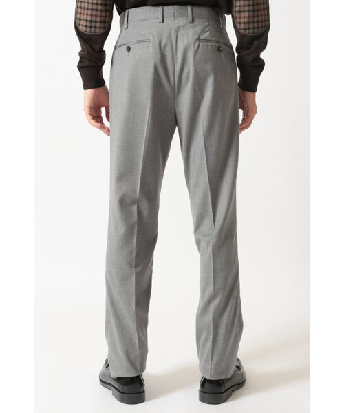 DAKS / ダックス その他パンツ | グレーフランネル クラシックフラットフロントパンツ | 詳細2