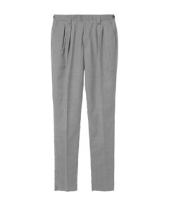 DAKS / ダックス その他パンツ | グレーフランネル 4タックパンツ
