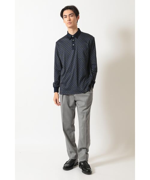 DAKS / ダックス その他パンツ | グレーフランネル 4タックパンツ | 詳細3