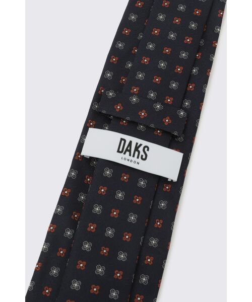 DAKS / ダックス その他 | シルク ネイビー フラワー小紋タイ | 詳細2