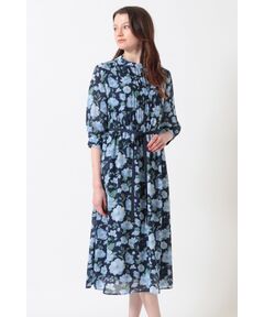 DAKS / ダックス ドレス | フローラルプリント アムンゼンワンピース