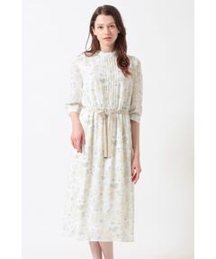 DAKS / ダックス ドレス | フローラルプリント アムンゼンワンピース