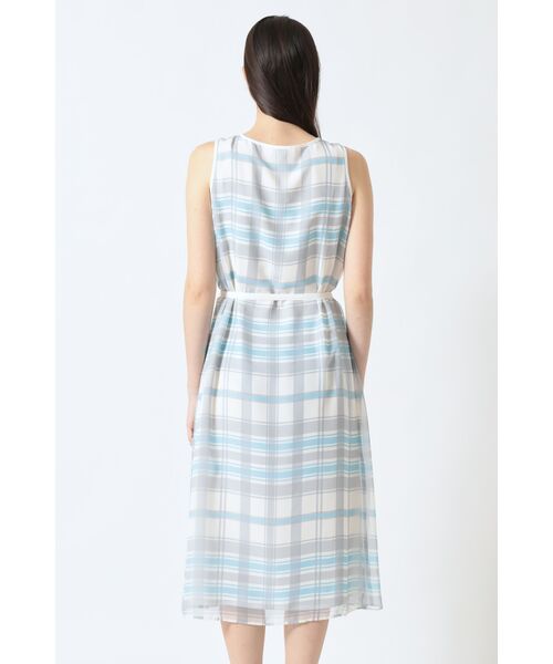 DAKS / ダックス ドレス | 50周年アニバーサリーチェック シフォンワンピース | 詳細2