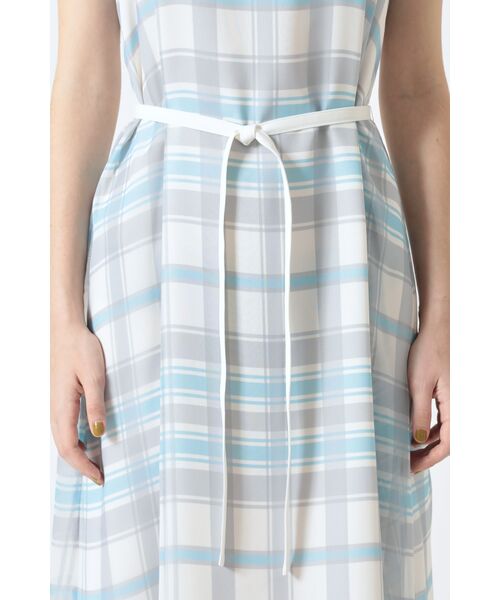 DAKS / ダックス ドレス | 50周年アニバーサリーチェック シフォンワンピース | 詳細5