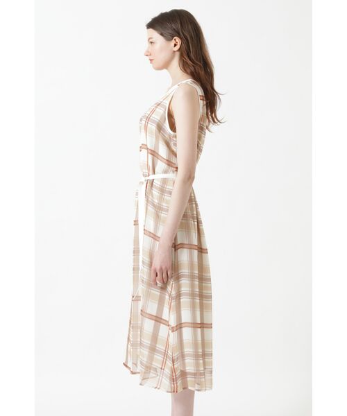 DAKS / ダックス ドレス | 50周年アニバーサリーチェック シフォンワンピース | 詳細7