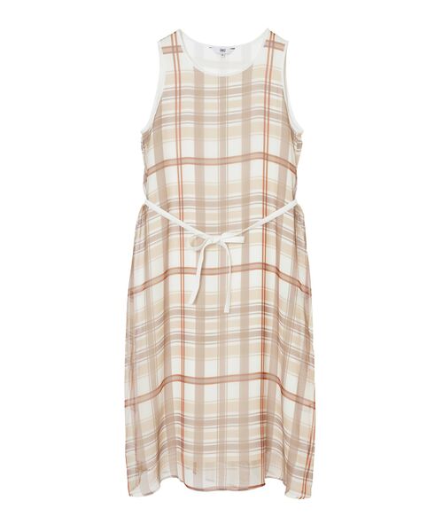 DAKS / ダックス ドレス | 50周年アニバーサリーチェック シフォンワンピース | 詳細11