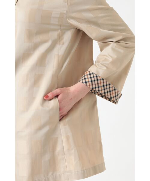 DAKS / ダックス その他アウター | シャドウビッグハウスチェック ジャカードJKコート | 詳細4