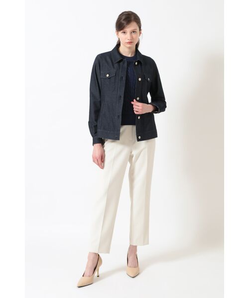 DAKS / ダックス その他アウター | デニム調インレイカルゼ ストレッチブルゾン | 詳細2