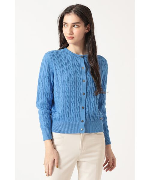 DAKS / ダックス その他トップス | ミックスケーブルニットカーディガン（リーガッタ）