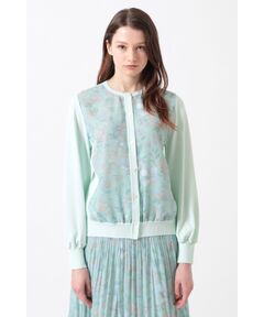 DAKS / ダックス その他トップス | フローラルプリントコンビ カーディガン