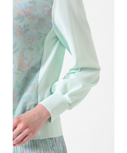 DAKS / ダックス その他トップス | フローラルプリントコンビ カーディガン | 詳細4