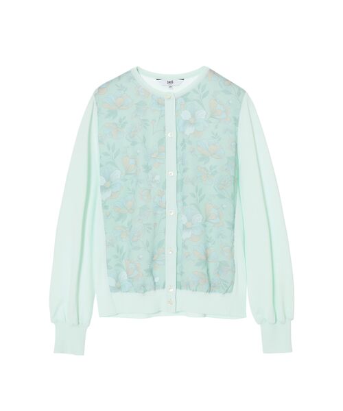 DAKS / ダックス その他トップス | フローラルプリントコンビ カーディガン | 詳細5