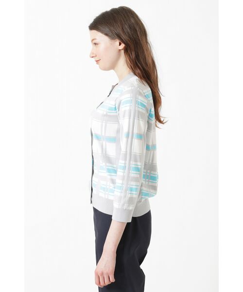 DAKS / ダックス その他トップス | 50th アニバーサリーチェック インターシャカーディガン | 詳細1