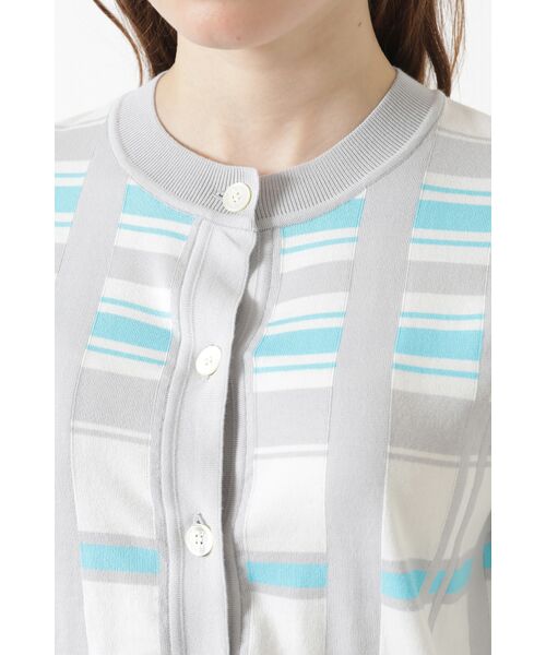 DAKS / ダックス その他トップス | 50th アニバーサリーチェック インターシャカーディガン | 詳細3