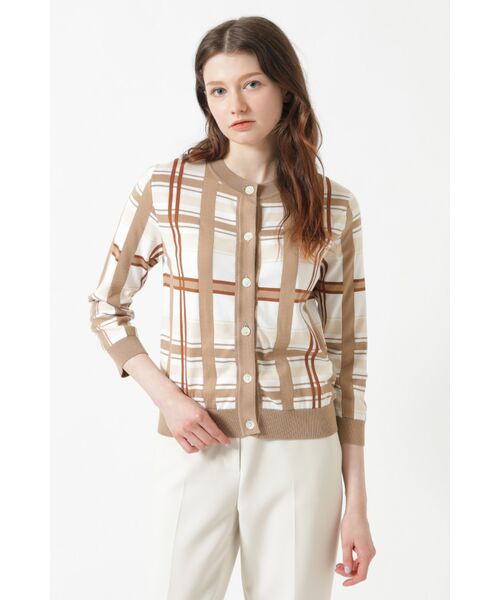 DAKS / ダックス その他トップス | 50th アニバーサリーチェック インターシャカーディガン（50thハウスチェック）