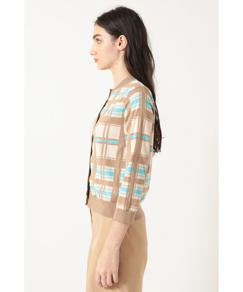 DAKS / ダックス その他トップス | 50th アニバーサリーチェック インターシャカーディガン | 詳細1