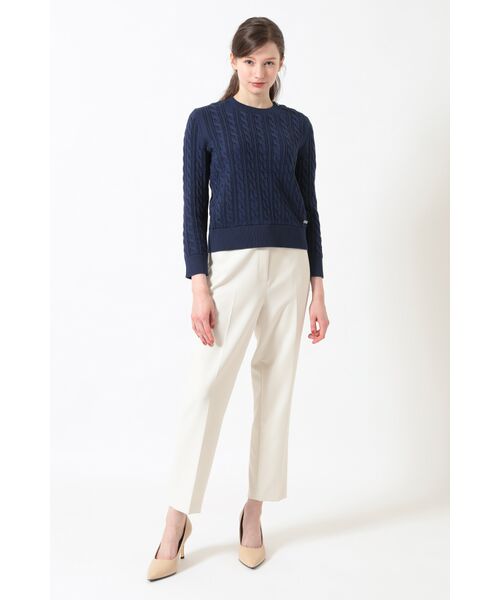 DAKS / ダックス その他トップス | ミックスケーブル ニットプルオーバー（無撚コットン） | 詳細2