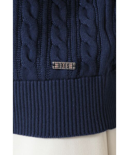 DAKS / ダックス その他トップス | ミックスケーブル ニットプルオーバー（無撚コットン） | 詳細4