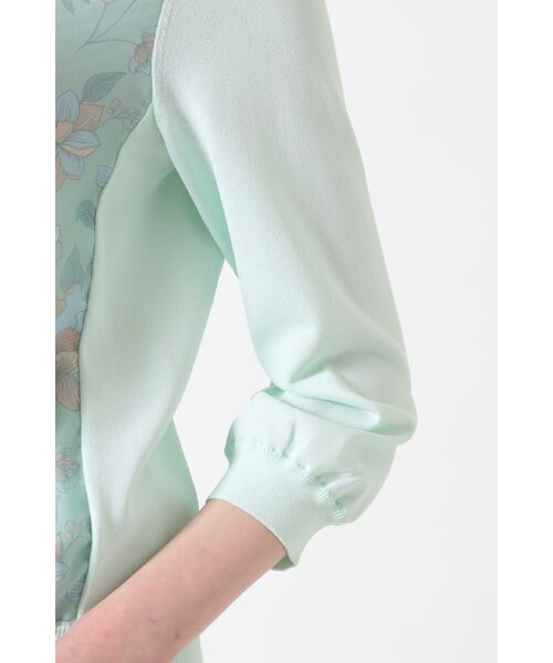 DAKS / ダックス その他トップス | フローラルプリントコンビ クルーネックプルオーバー | 詳細4