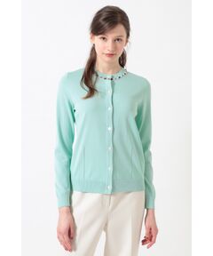 DAKS / ダックス その他トップス | 綿ポリエステル ハウスチェックジャカード カーディガン