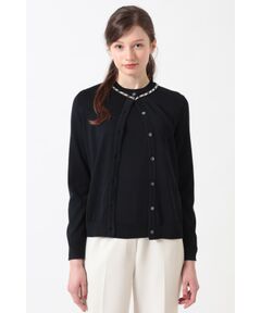 DAKS / ダックス その他トップス | 綿ポリエステル ハウスチェックジャカード カーディガン