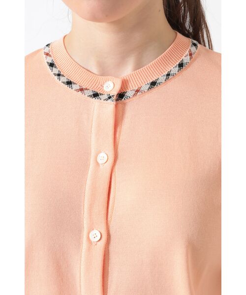 DAKS / ダックス その他トップス | 綿ポリエステル ハウスチェックジャカード カーディガン | 詳細3