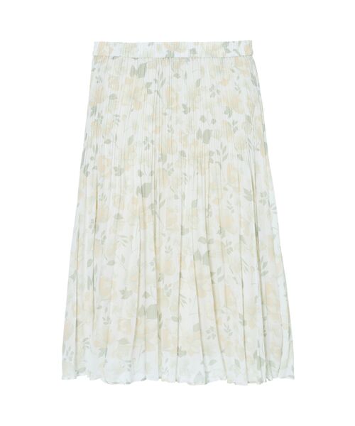 DAKS / ダックス ロング・マキシ丈スカート | フローラルプリント Aライン プリーツスカート | 詳細10